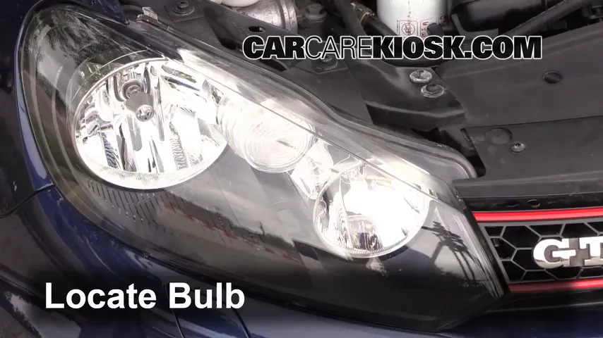2012 Volkswagen GTI 2.0L 4 Cyl. Turbo Hatchback (2 Door) Lights Turn Signal - Front (replace bulb)